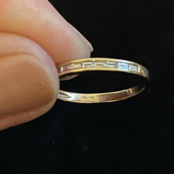 Stephanie Gottlieb Baguette Band 1/2 eternity, Sz8 - Picture 5 of 17